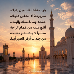 يارب هذا القلب بين يديك